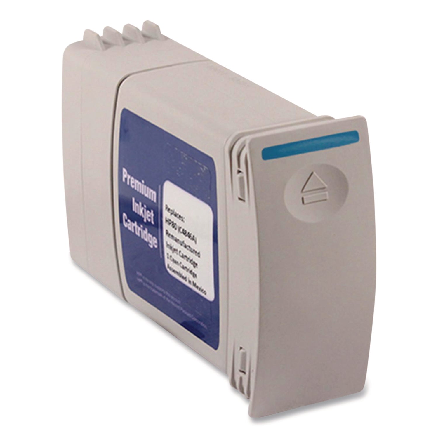 Innovera® Remanufactured Cyan High-Yield Ink, Replacement for 80 (C4846A), 350 mL