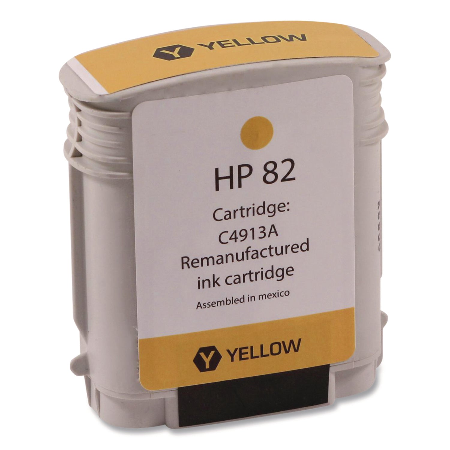Innovera® Remanufactured Yellow High-Yield Ink, Replacement for 82 (C4912A), 69 mL