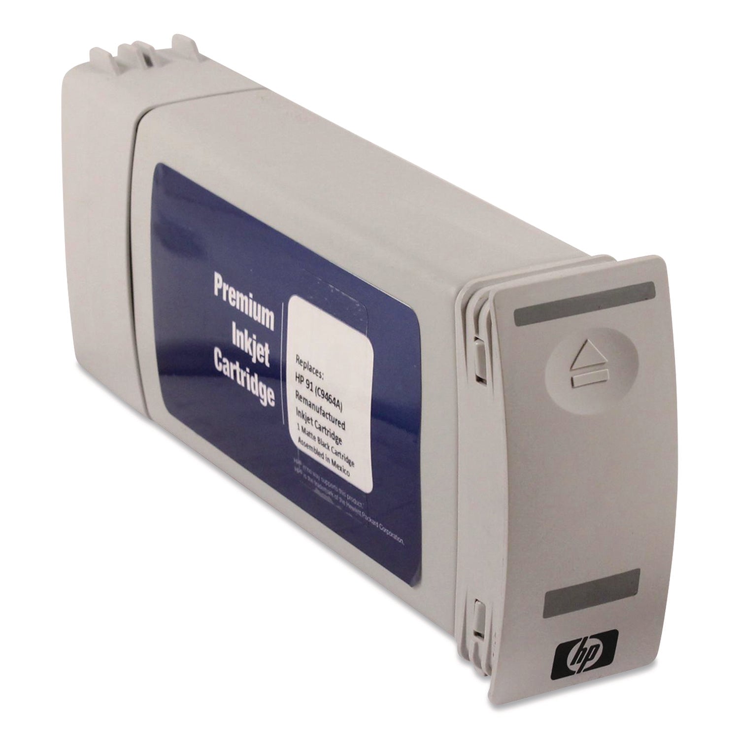 Innovera® Compatible Matte Black High-Yield Ink, Replacement for 91 (C9464A), 775 mL