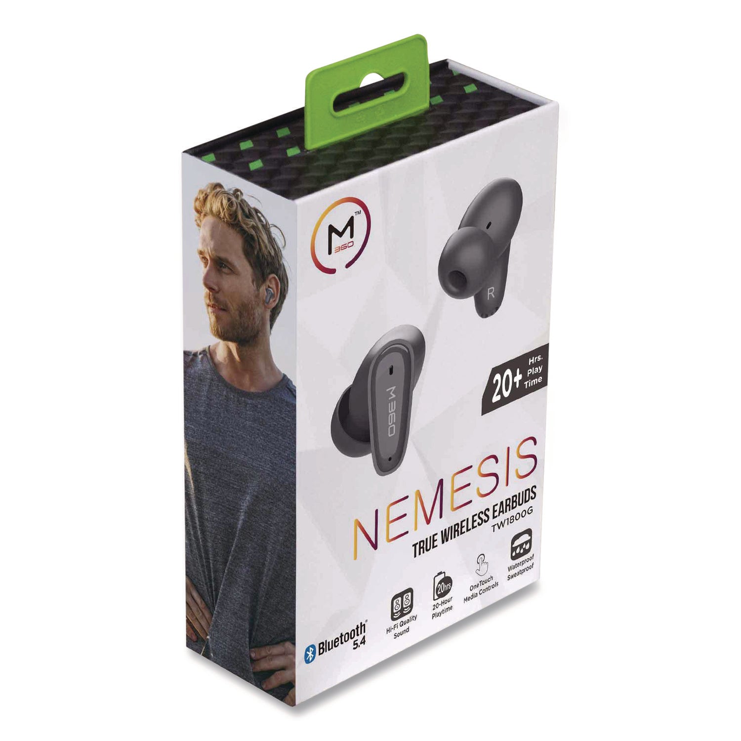 Morpheus 360® Nemesis True Wireless Earbuds, Gray