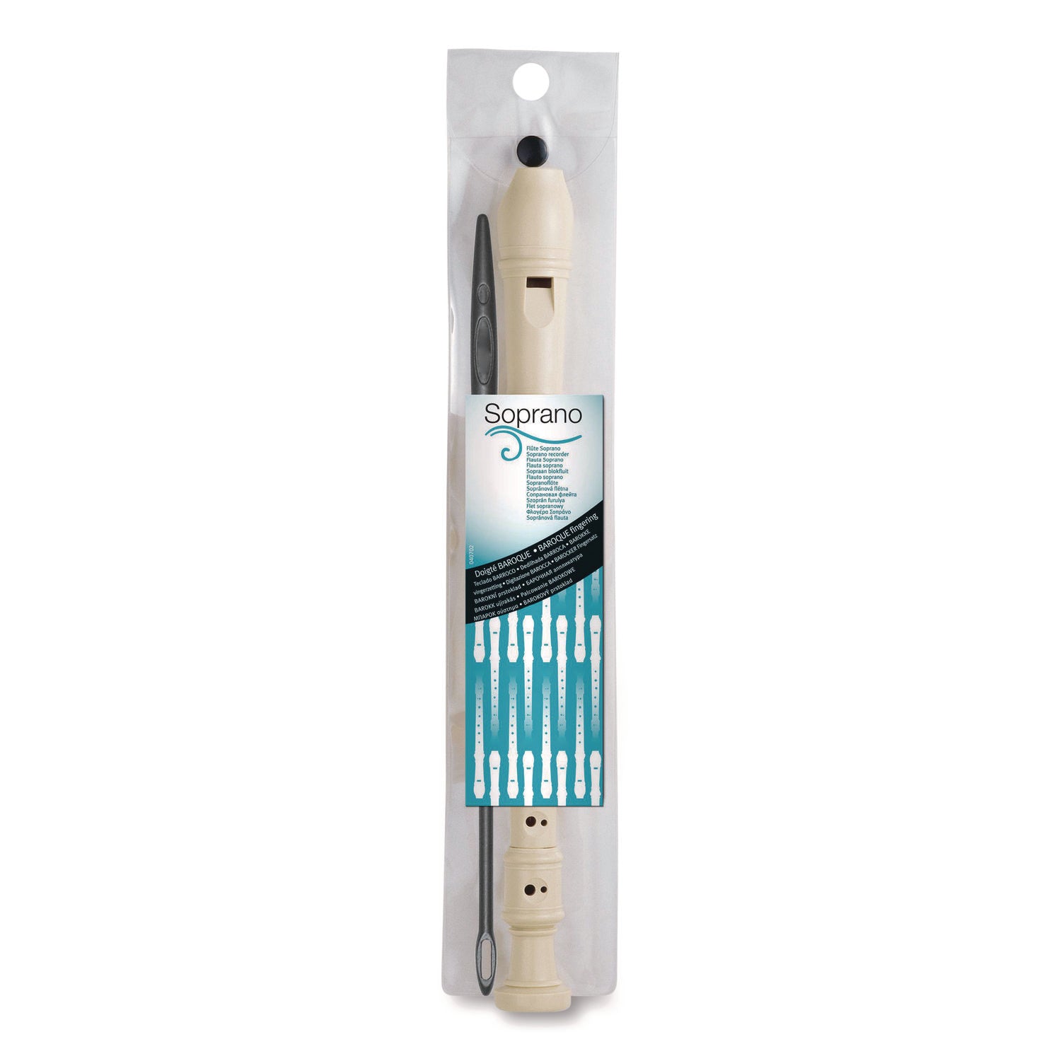 Maped Helix Soprano School Recorder, Plastic, Beige