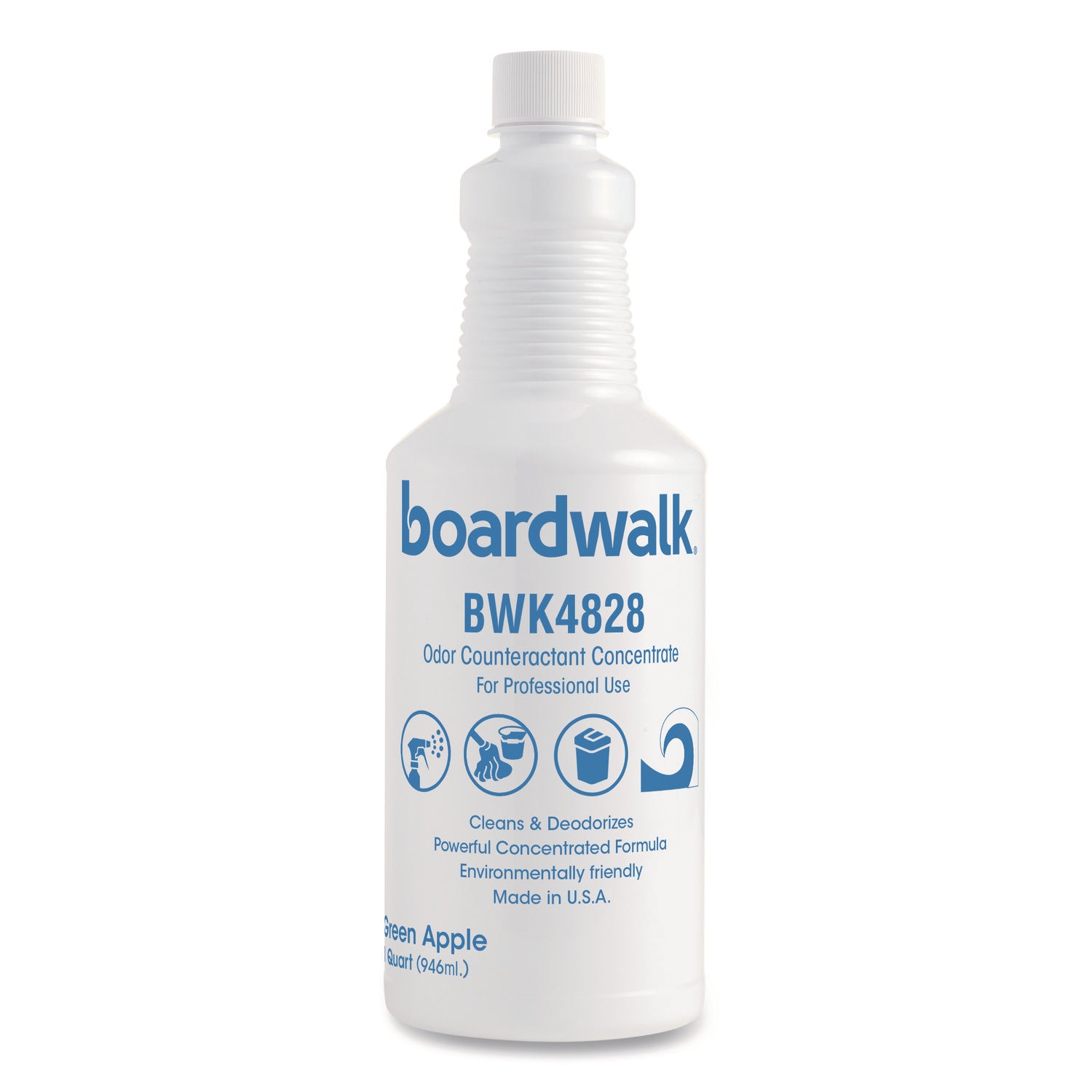 Boardwalk® Liquid Deodorizer, Green Apple, 32 oz Bottle, 12/Carton
