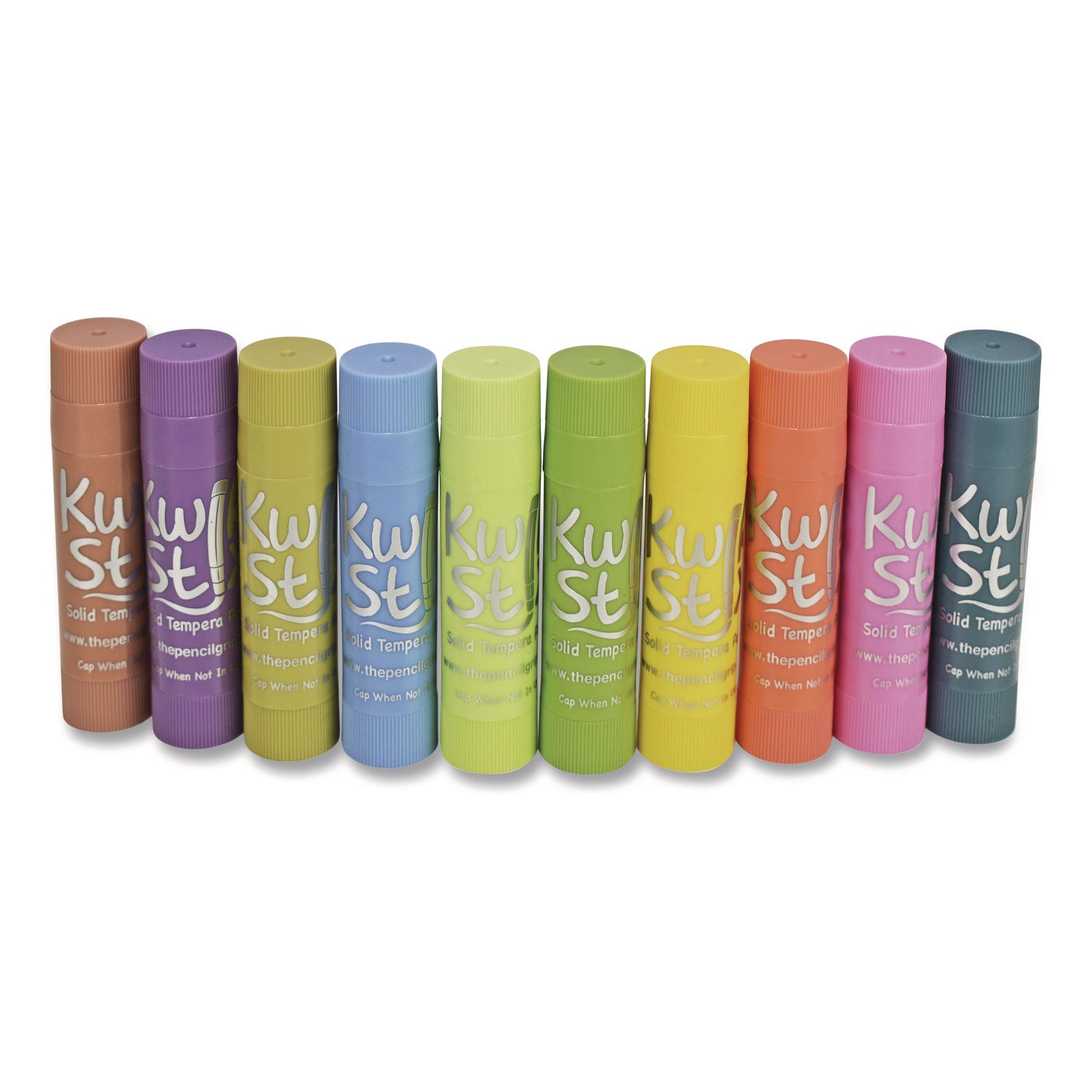 TPG Creations™ Kwik Stix Tempera Paint Set, 12 Assorted Colors, 72 Paint Sticks/Pack, 3 Packs/Carton