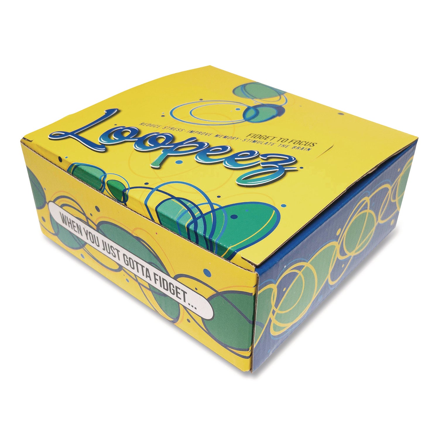 TPG Creations™ Loopeez Fidget Toy, Small, Assorted Colors, 24/Carton