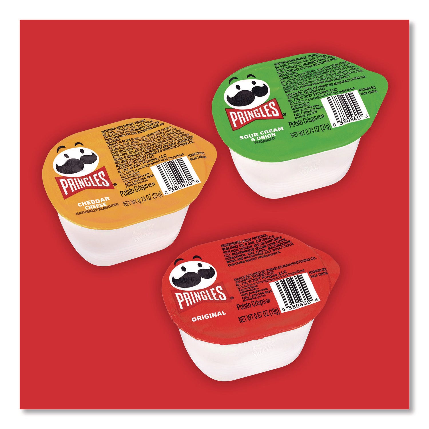 MARS Mini Milk Chocolate and Pringles Snack Stacks Variety Combo Pack, 62 oz Bag Mini/Fun Size, (36) Cups Assorted Flavors/Bundle