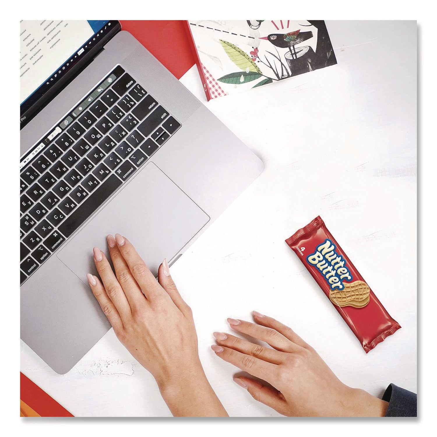 Nabisco® Nutter Butter, Peanut Butter, 1.9 oz, 4 Cookies/Pack, 10 Packs/Box