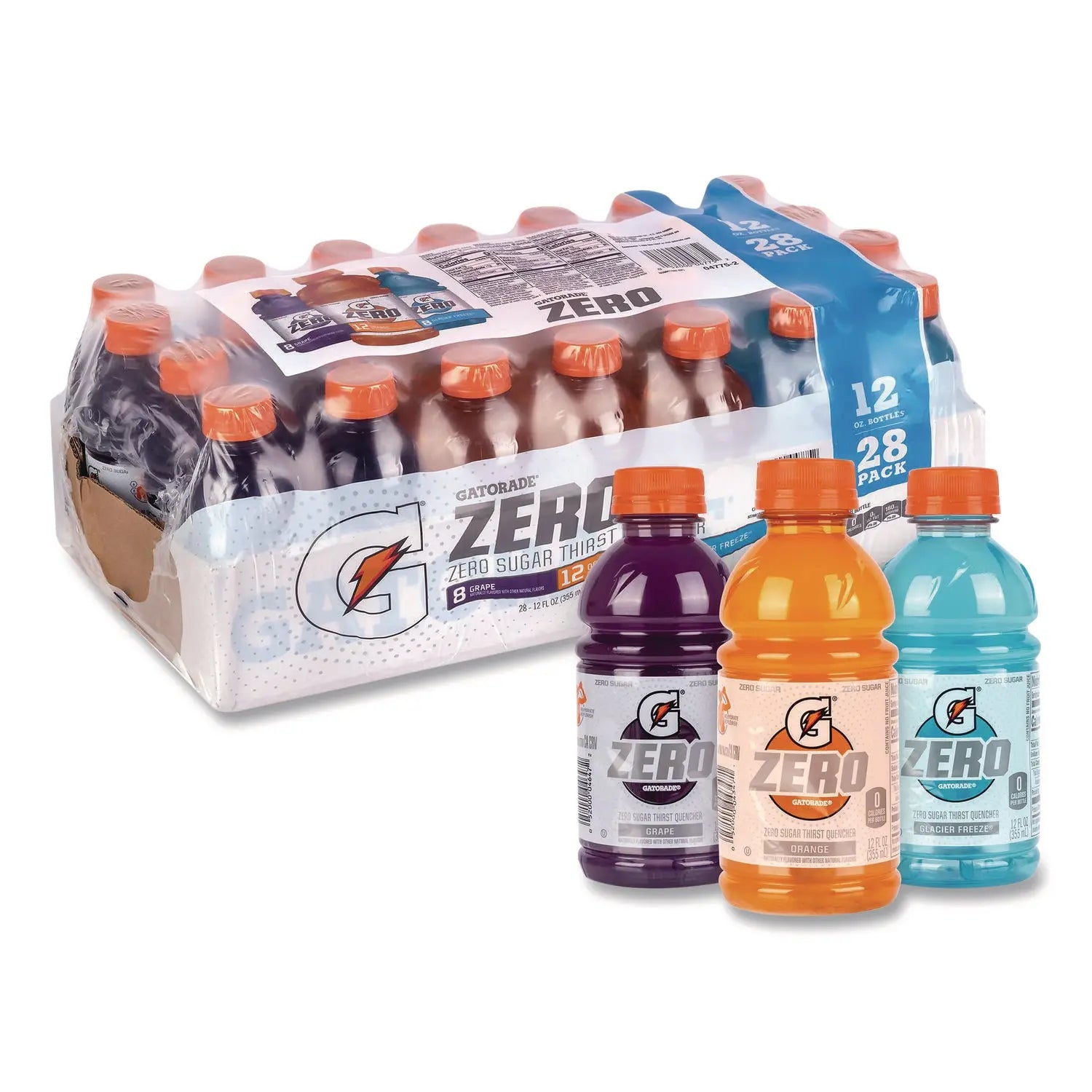 Gatorade® Zero Variety Pack Assorted Flavors 12 oz Bottle 28-Carton Gatorade® Flipcost