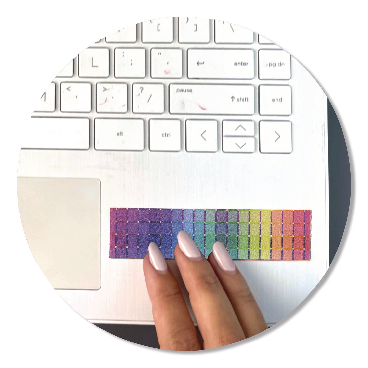 TPG Creations™ Zen Strips, Sandy Brights Rainbow Assorted Colors, 80/Carton