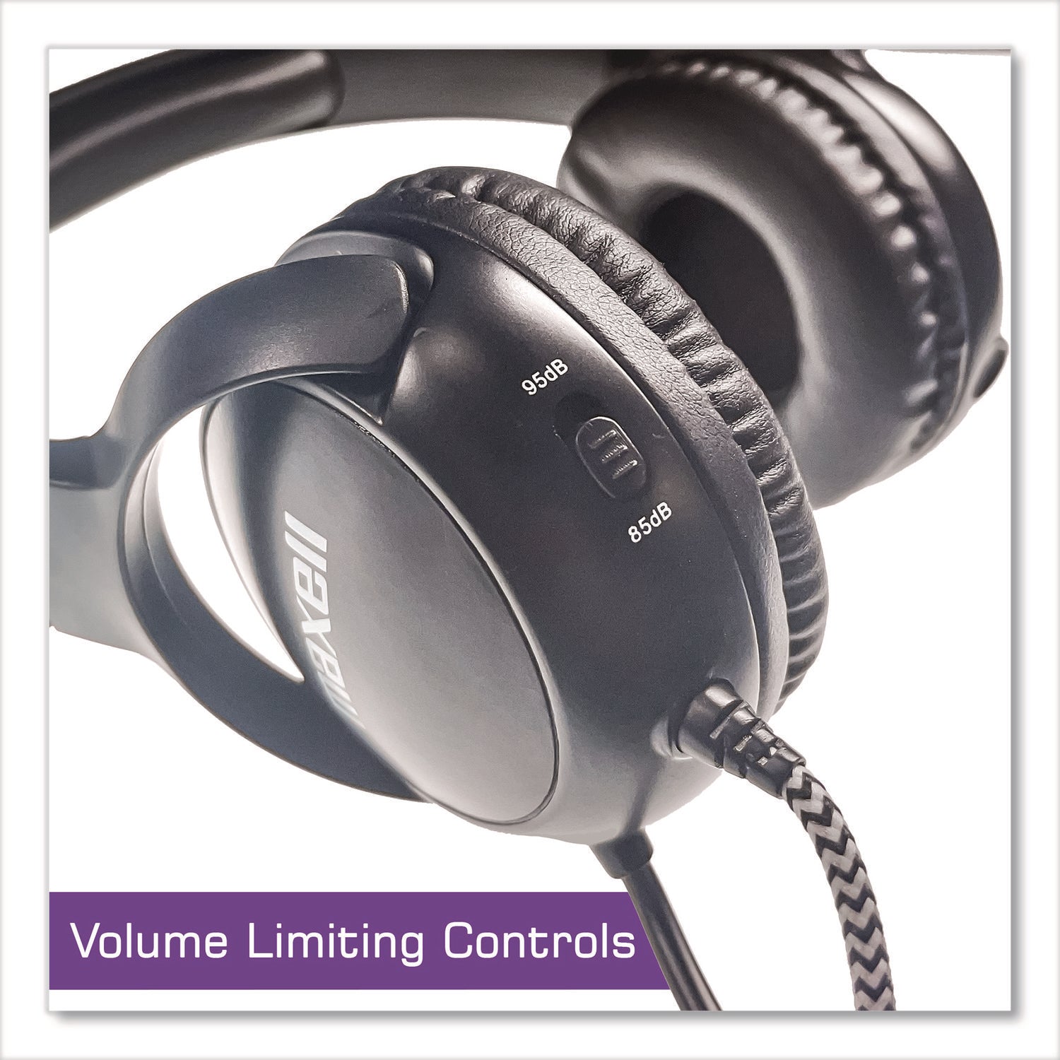 Maxell® Kid's Headphone-Wired, Black