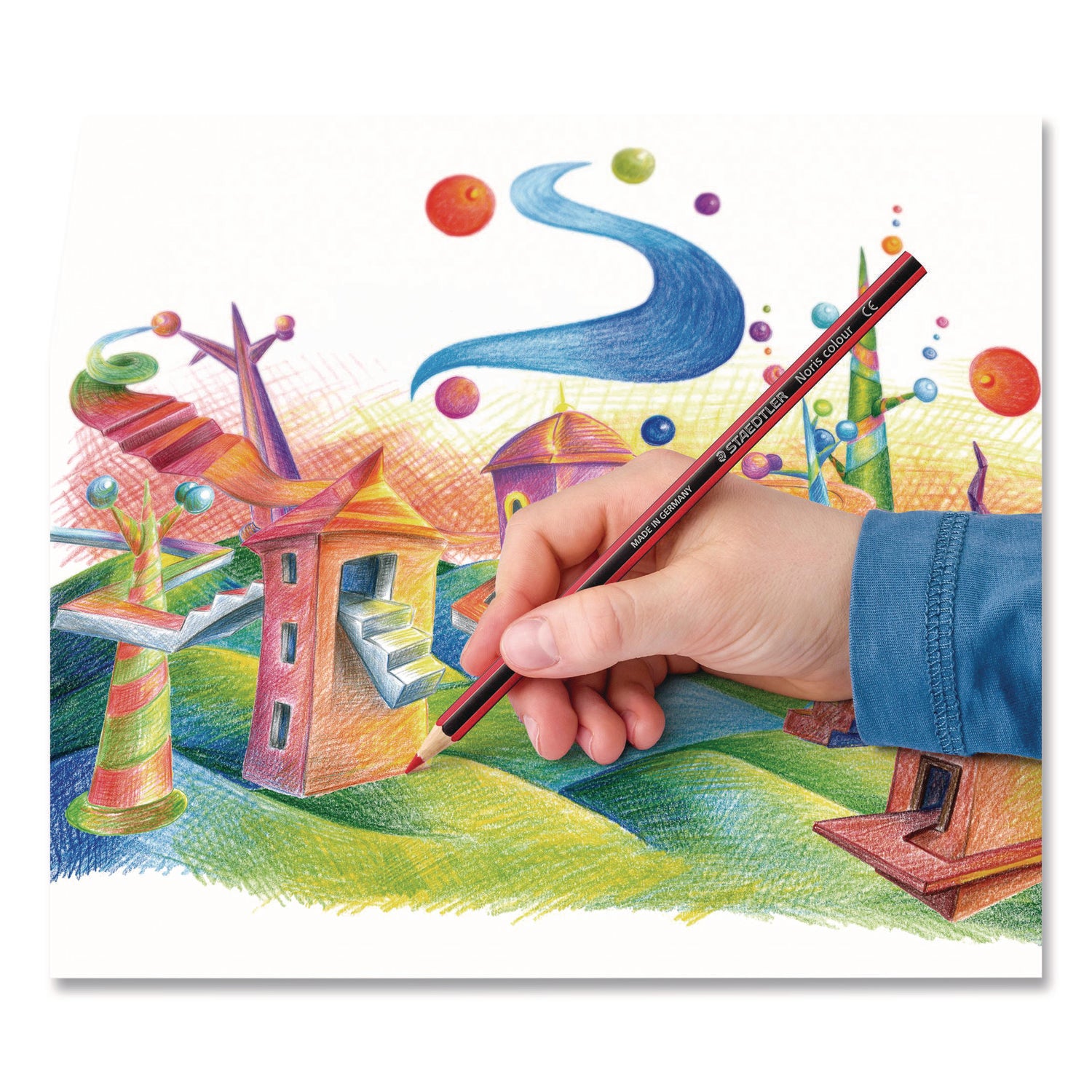 Staedtler® Colored Pencils, Assorted Lead and Barrel,Colors, 24/Pack