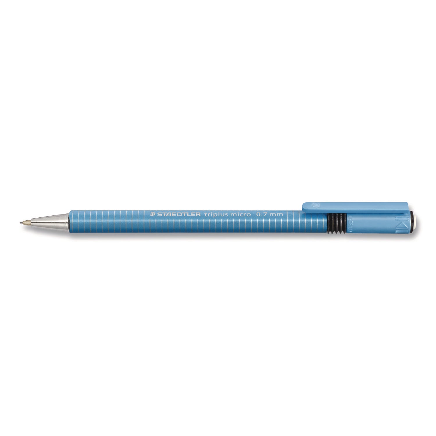 Staedtler® Mechanical Pencils, 0.7 mm, HB (#2), Black Lead, Light Blue Barrel, 10/Box
