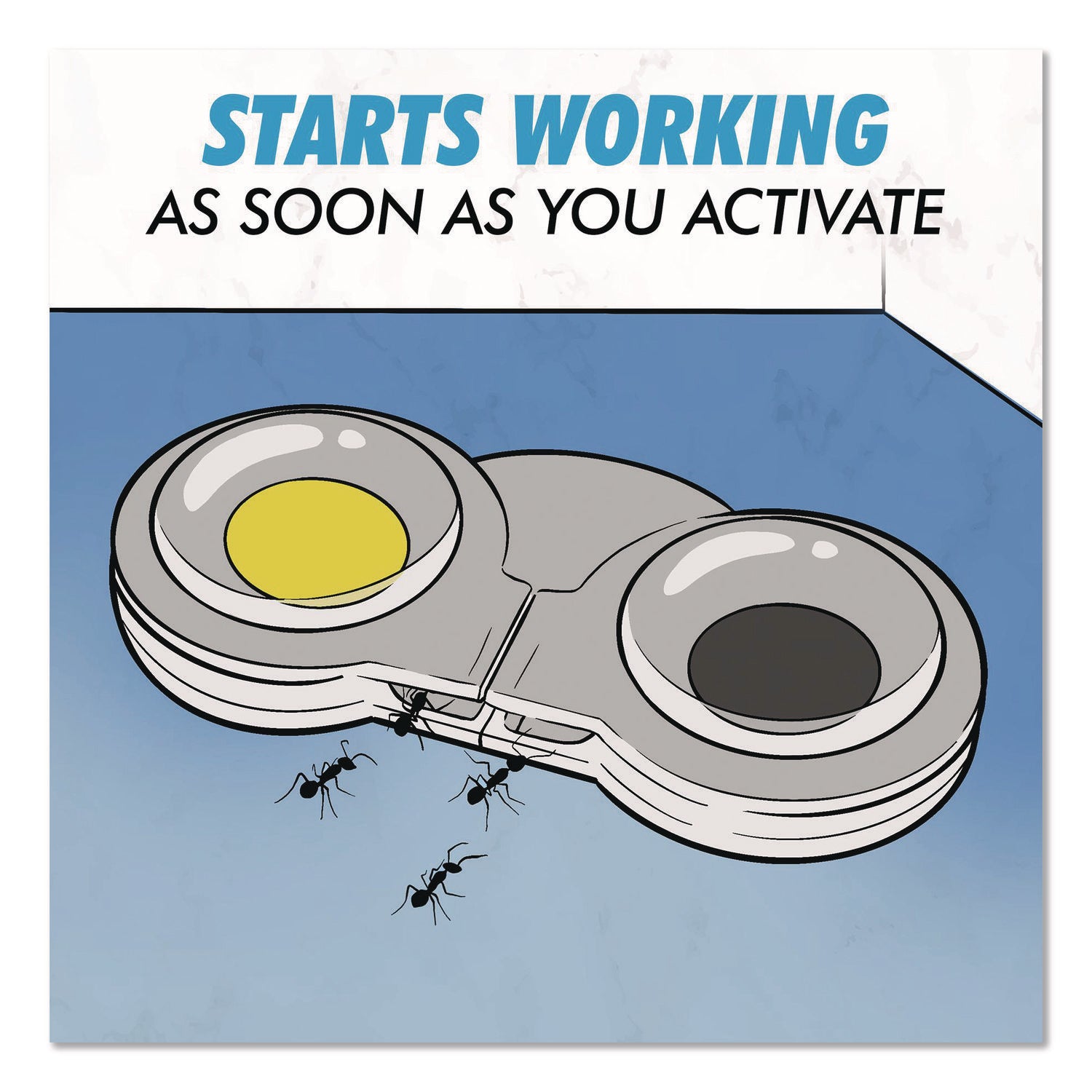 Combat® Max 2-in-1 Ant Bait, 0.84 oz, 4 Bait Stations