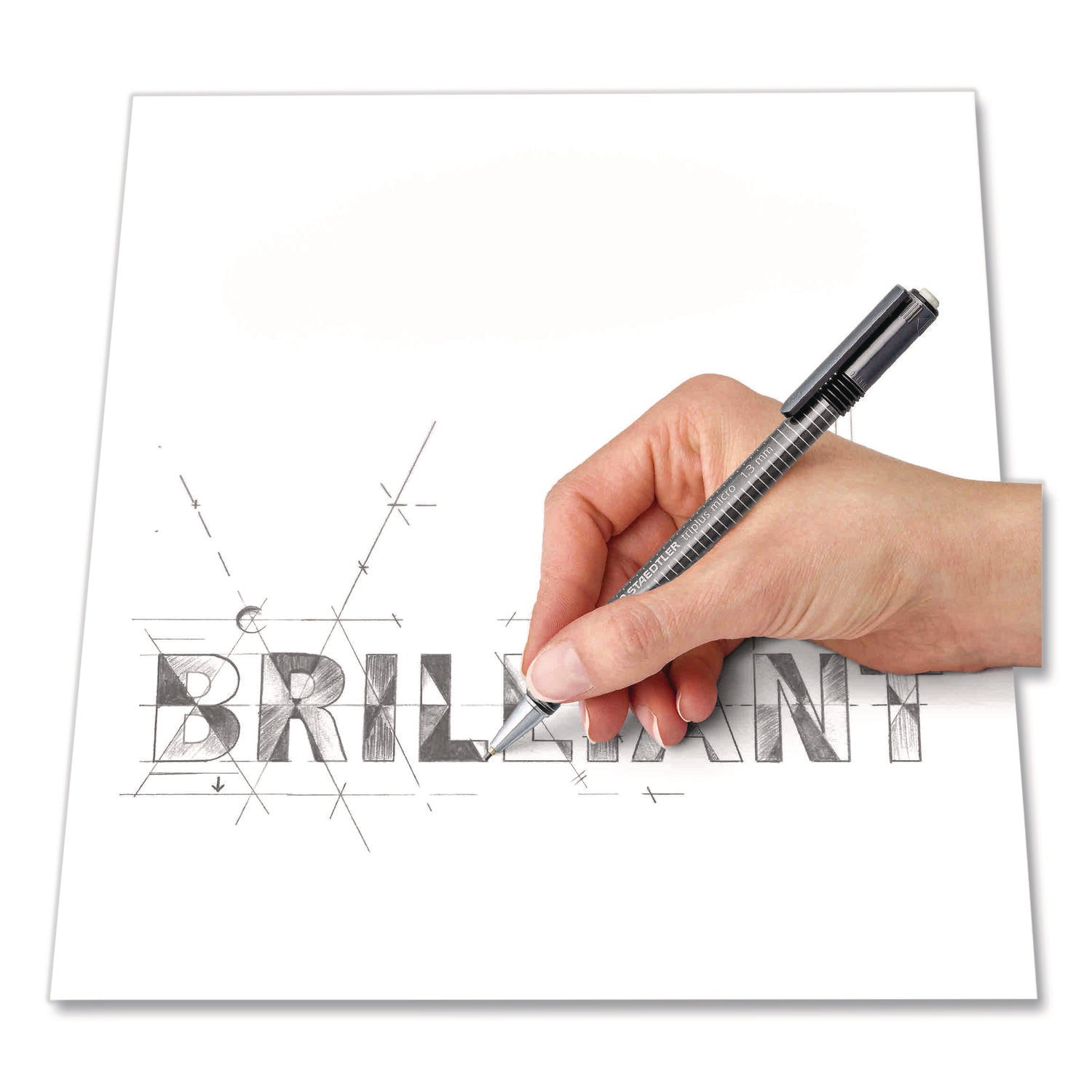 Staedtler® Mechanical Pencils, 1.3 mm, HB (#2), Black Lead, Pearl Barrel, 10/Box