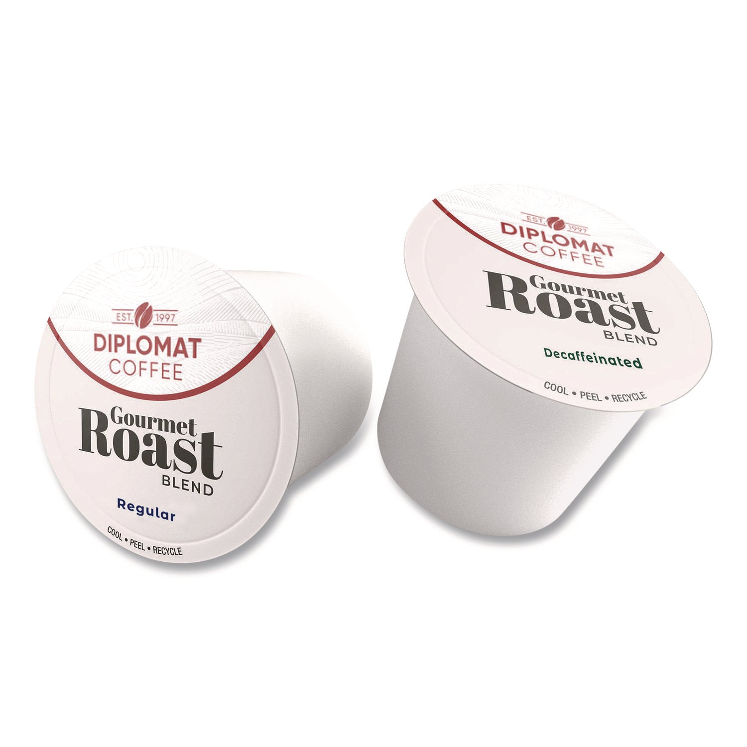 Diplomat Coffee Gourmet Decaffeinated DC-Cup, 10 g, 48/Carton