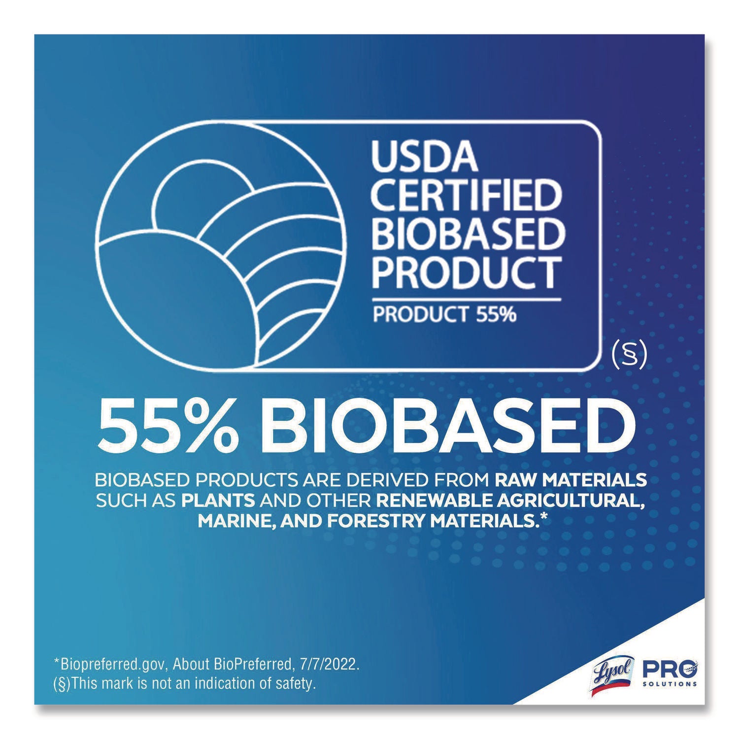 LYSOL® Brand Disinfecting Wipes, 1-Ply, 7 x 7.25, Lavender and Cotton Blossom, White, 80 Wipes/Canister, 6 Canisters/Carton