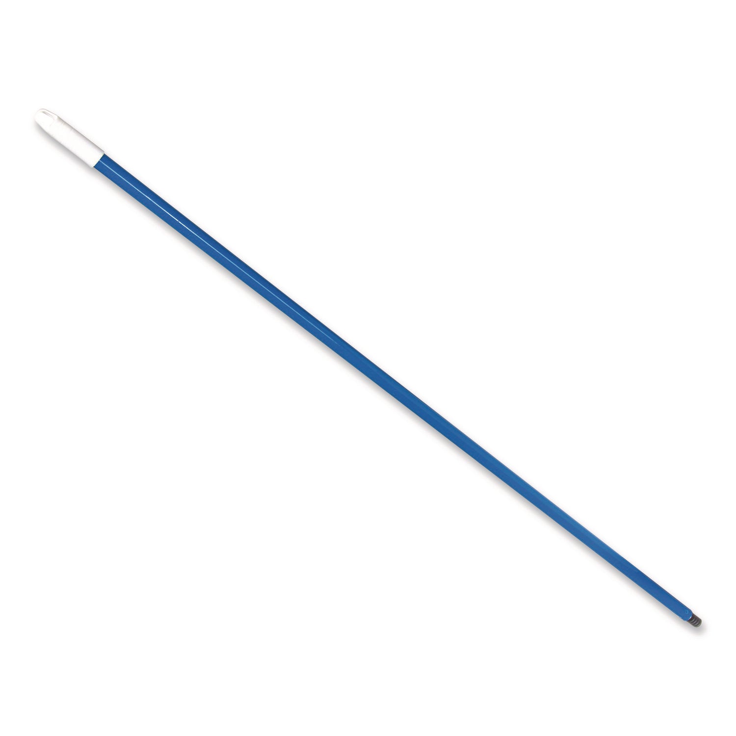 Carlisle Plastic Coated Metal Handle, 0.85" dia x 48", Blue, 12/Carton