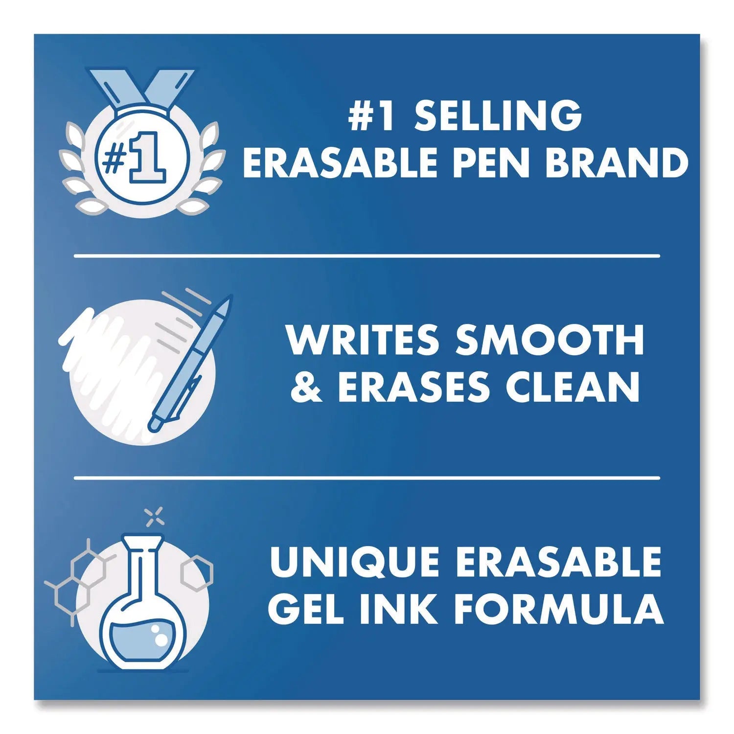 Pilot® Frixion Waai Erasable Gel Pen Retractable Extra Fine 0.5 mm Black Ink Beige-Black Barrel Dozen Pilot® Flipcost