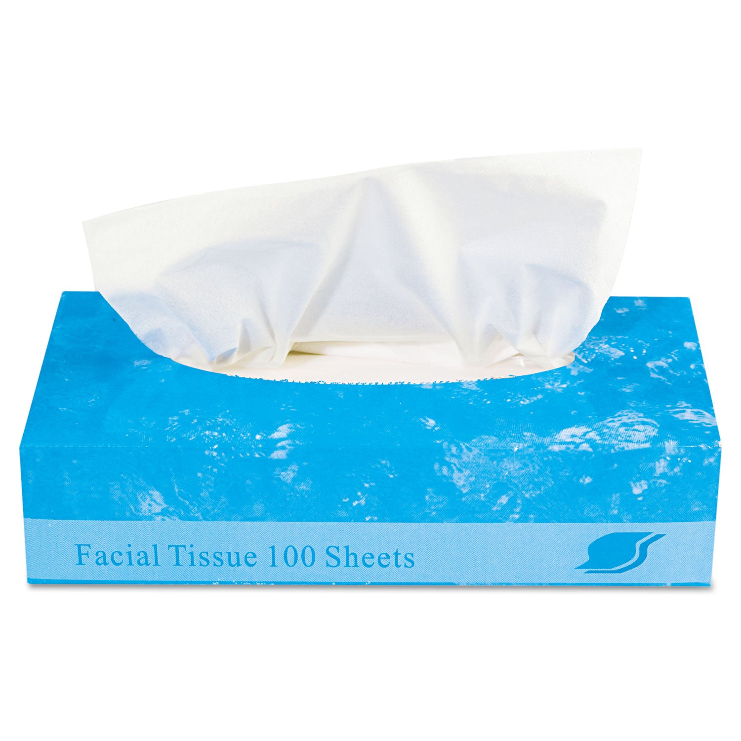 GEN Boxed Facial Tissue, 2-Ply, White, 100 Sheets/Box, 30 Boxes/Carton