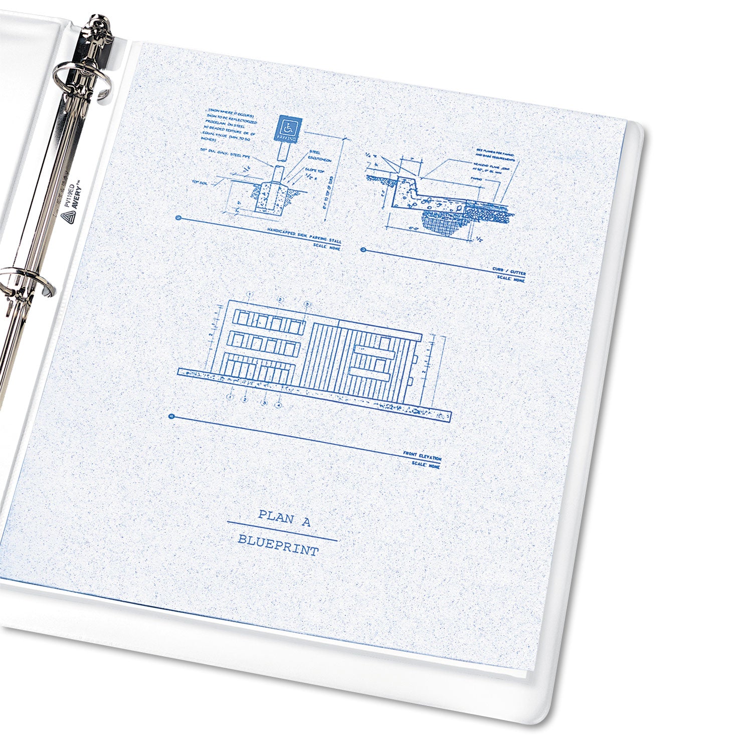 Avery® Top-Load Sheet Protector, Economy Gauge, Letter, Semi-Clear, 100/box