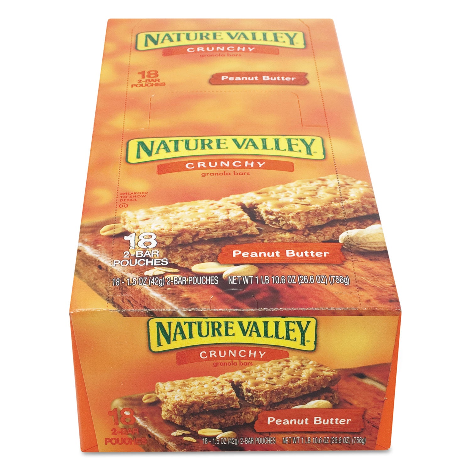 Nature Valley® Granola Bars, Peanut Butter Cereal, 1.5 Oz Bar, 18/box