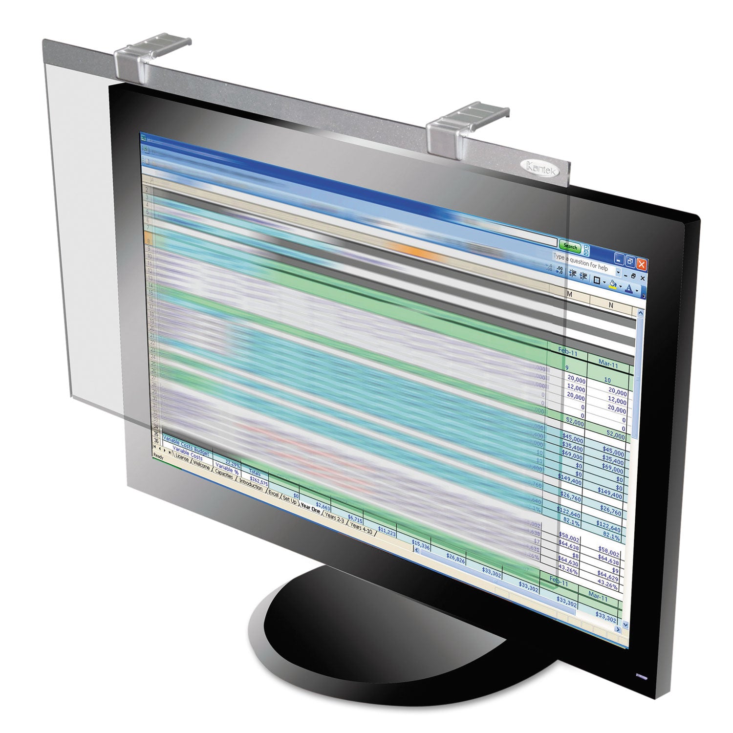 LCD Protect Privacy Antiglare Deluxe Filter for 24" Widescreen Flat Panel Monitor, 16:9/16:10 Aspect Ratio