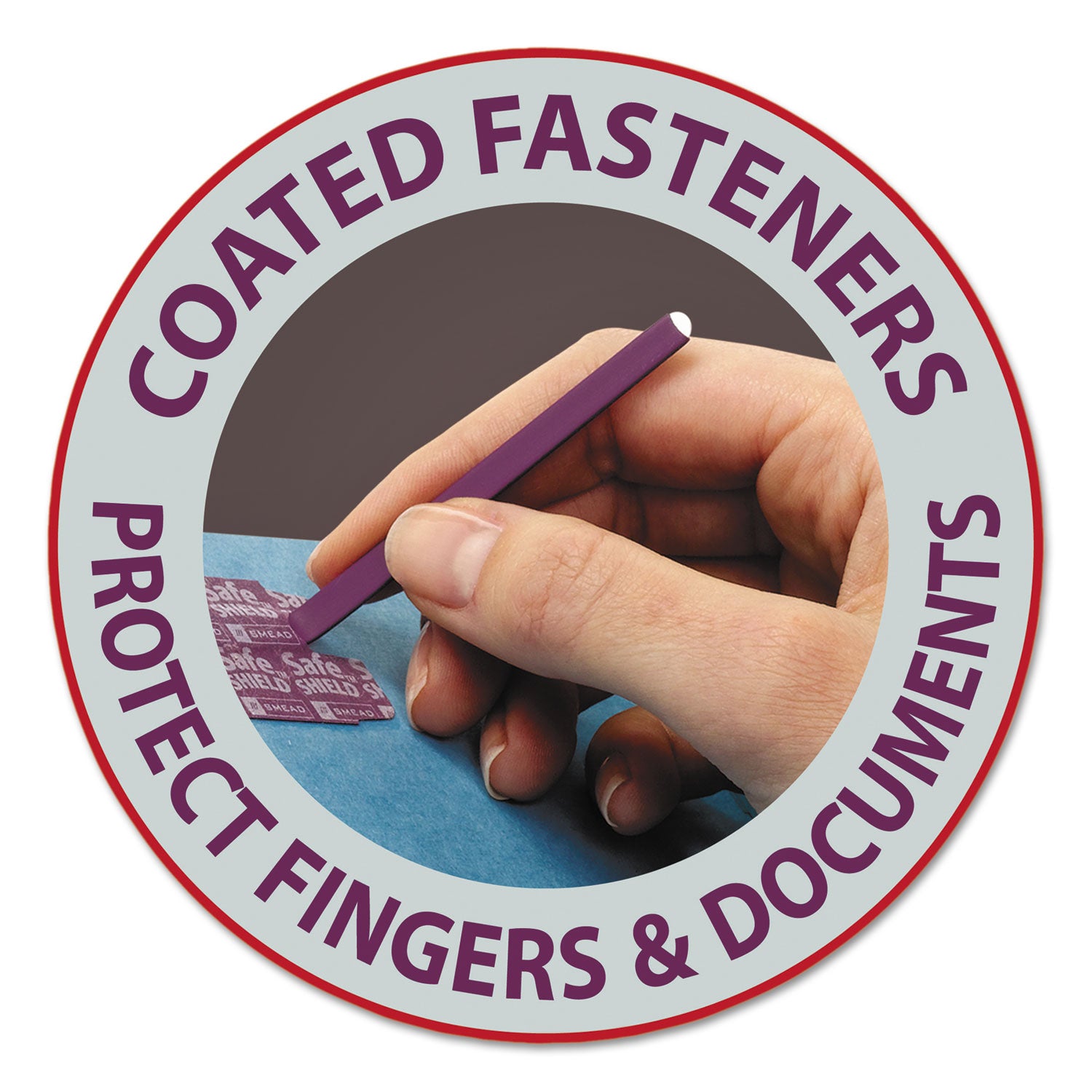 Smead 6-Section Pressboard Top Tab Pocket Classification Folders, 6 SafeSHIELD Fasteners, 2 Dividers, Letter Size, Blue, 10/Box