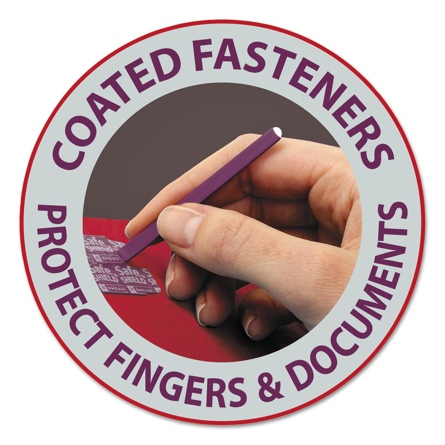 Smead 6-Section Pressboard Top Tab Pocket Classification Folders, 6 SafeSHIELD Fasteners, 2 Dividers, Letter Size, Bright Red,10/BX