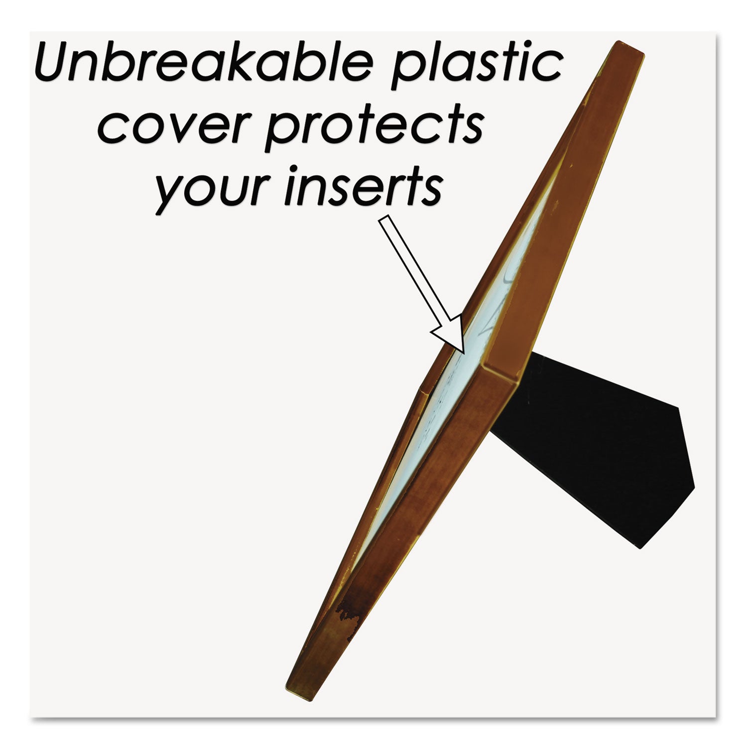 NuDell™ Solid Oak Hardwood Frame, 8.5 x 11, Walnut Finish