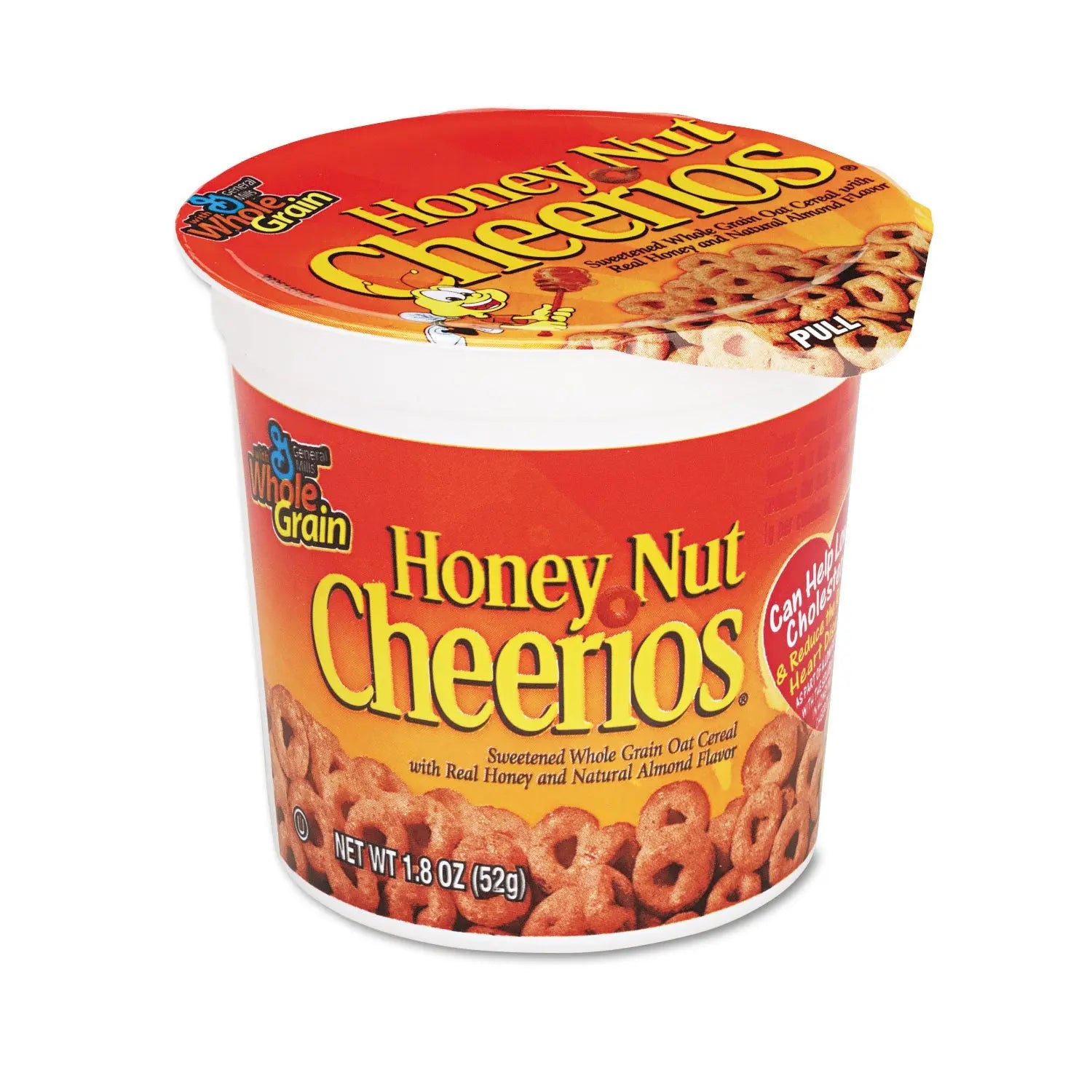 Honey Nut Cheerios Cereal, Single-Serve 1.8 oz Cup, 6/Pack