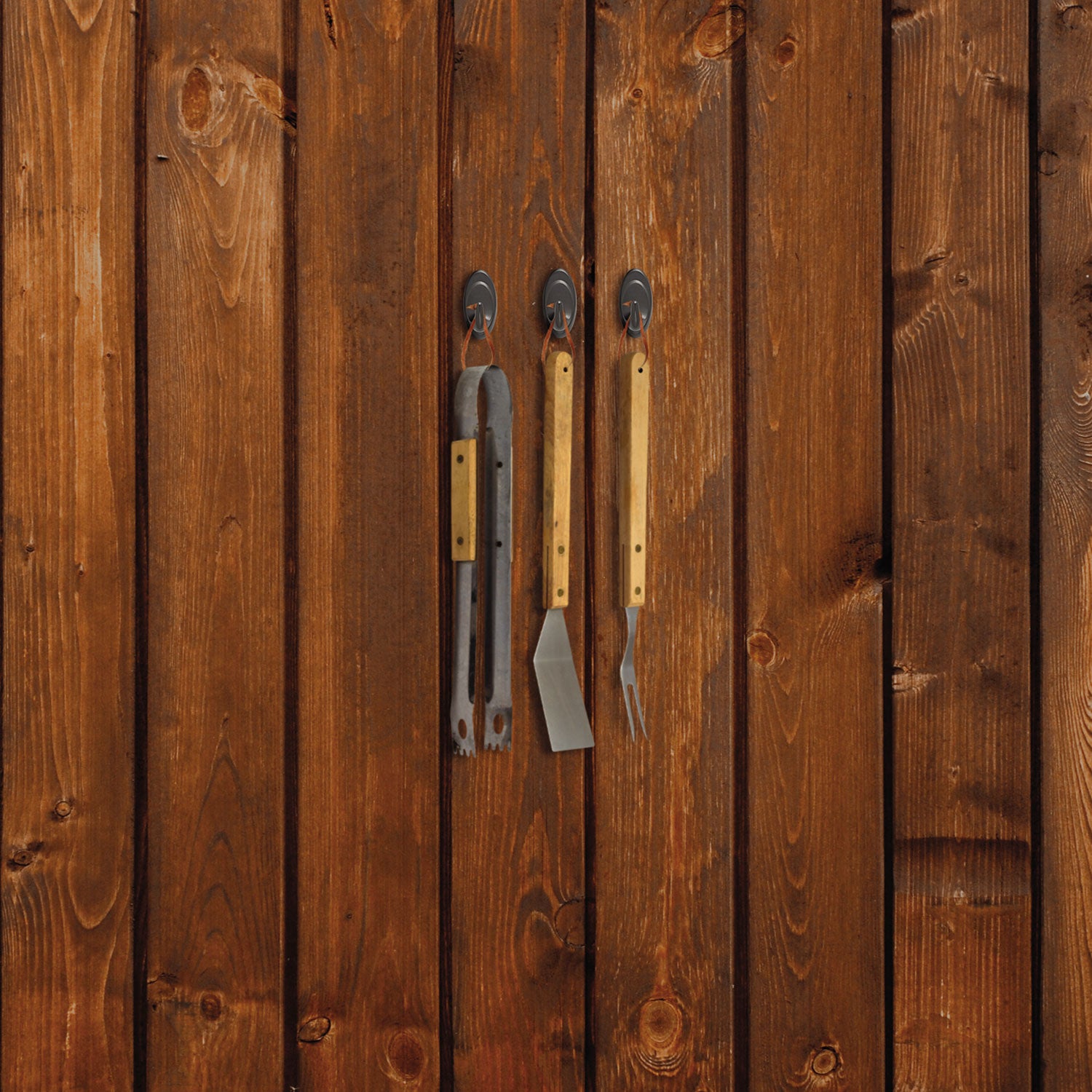 Command™ All Weather Hooks and Strips, Medium, Plastic, Slate, 3 lb Capacity, 2 Hooks and 4 Strips/Pack