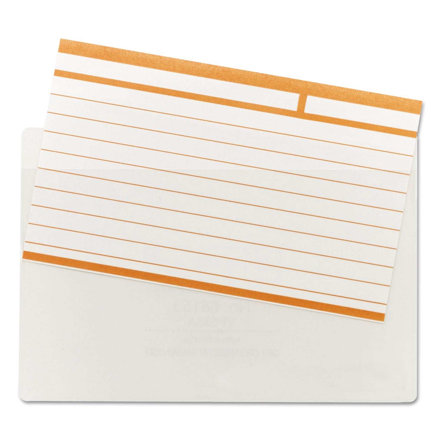 Smead Self-Adhesive Poly Pockets, Top Load, 5.31 x 33.63, Clear, 100/Box