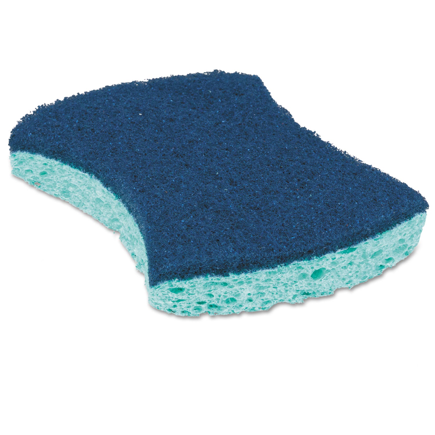 Scotch-Brite™ PROFESSIONAL Power Sponge, 2.8 X 4.5, 0.6" Thick, Blue/teal, 5/pack
