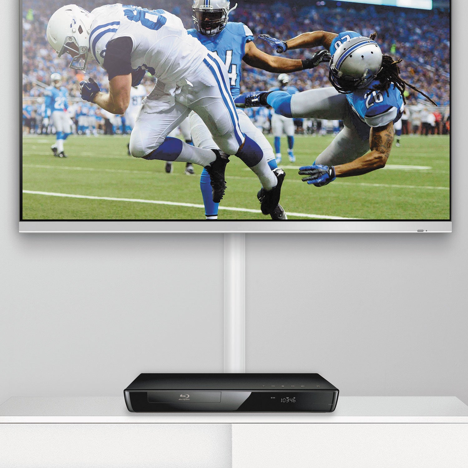 D-Line® Decorative Desk Cord Cover, 60" X 2" X 1" Cover, White