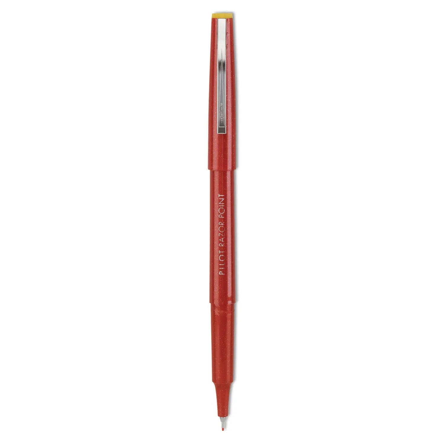 Razor Point Fine Line Porous Point Pen, Stick, Extra-Fine 0.3 mm, Red Ink, Red Barrel, Dozen Pilot® Flipcost