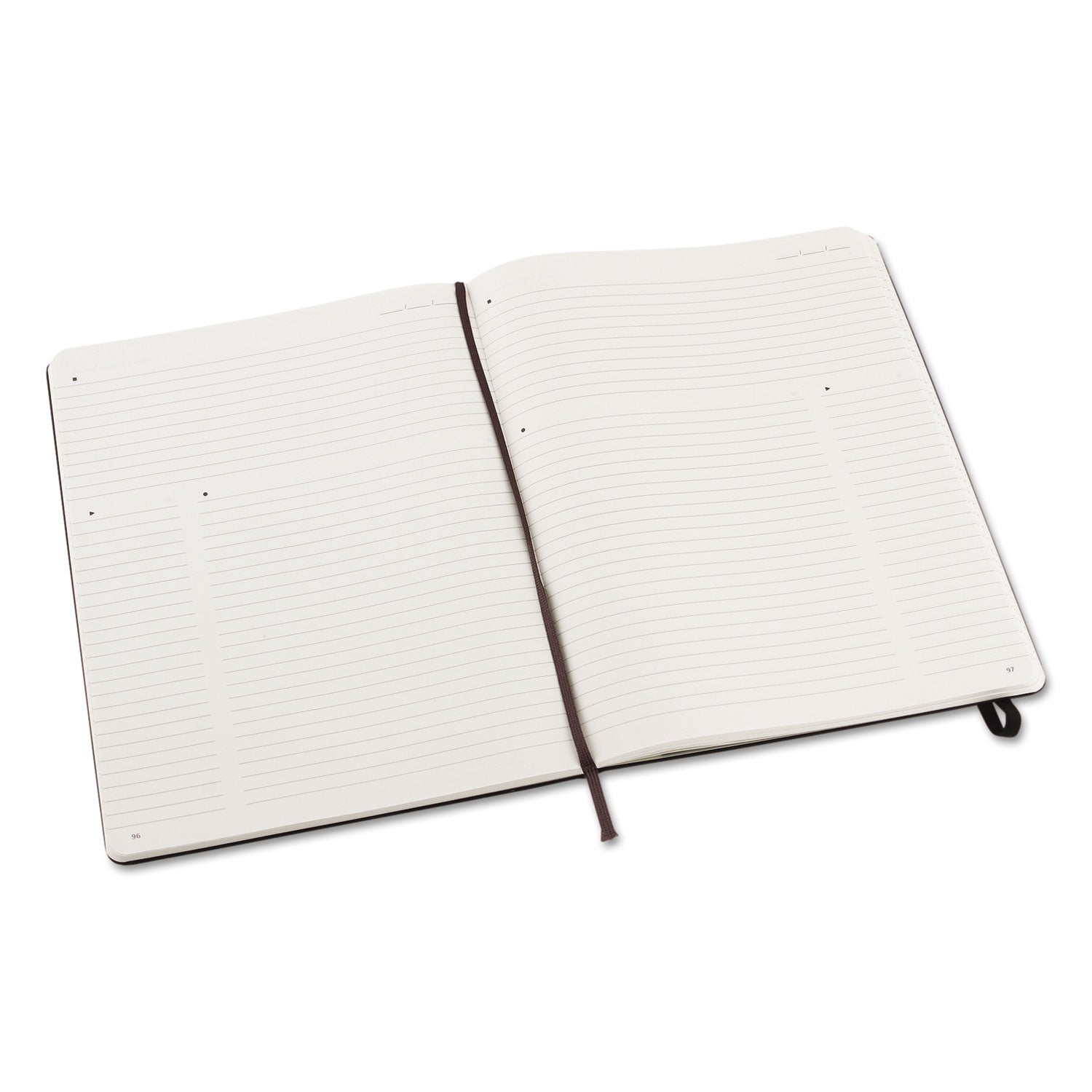 Moleskine® Professional Notebook, 1-Subject, Narrow Rule, Black Hardcover, (192) 9.75 x 7.5 Sheets