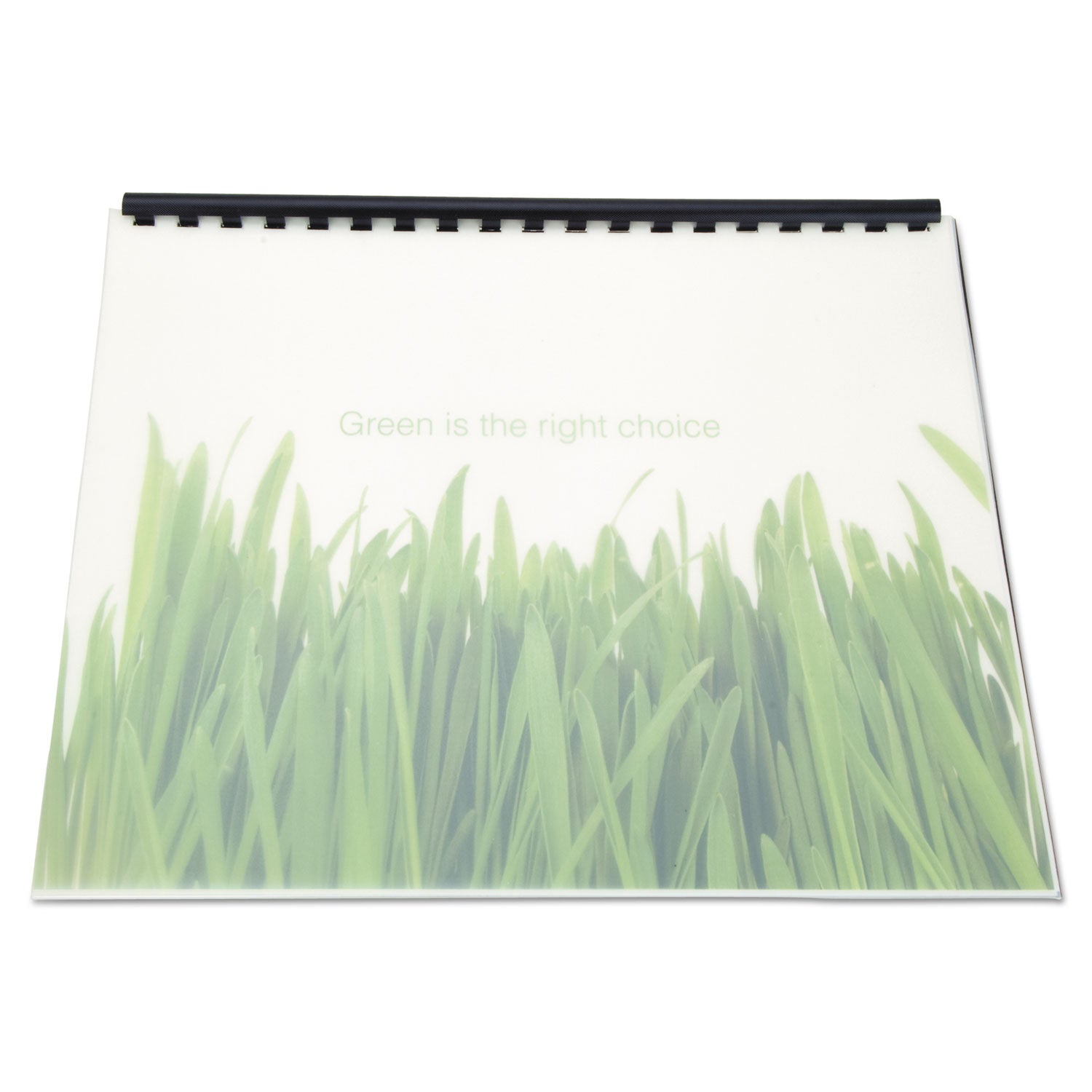 GBC® 100% Recycled Poly Binding Cover, Frost, 11 x 8.5, Unpunched, 25/Pack