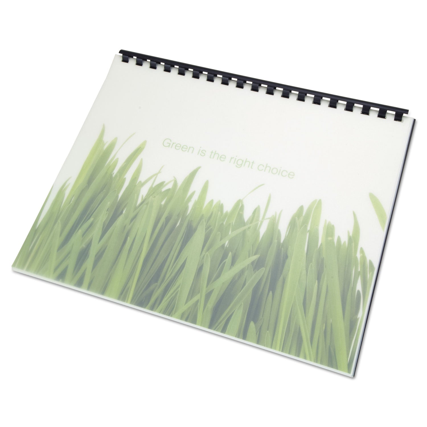 GBC® 100% Recycled Poly Binding Cover, Frost, 11 x 8.5, Unpunched, 25/Pack