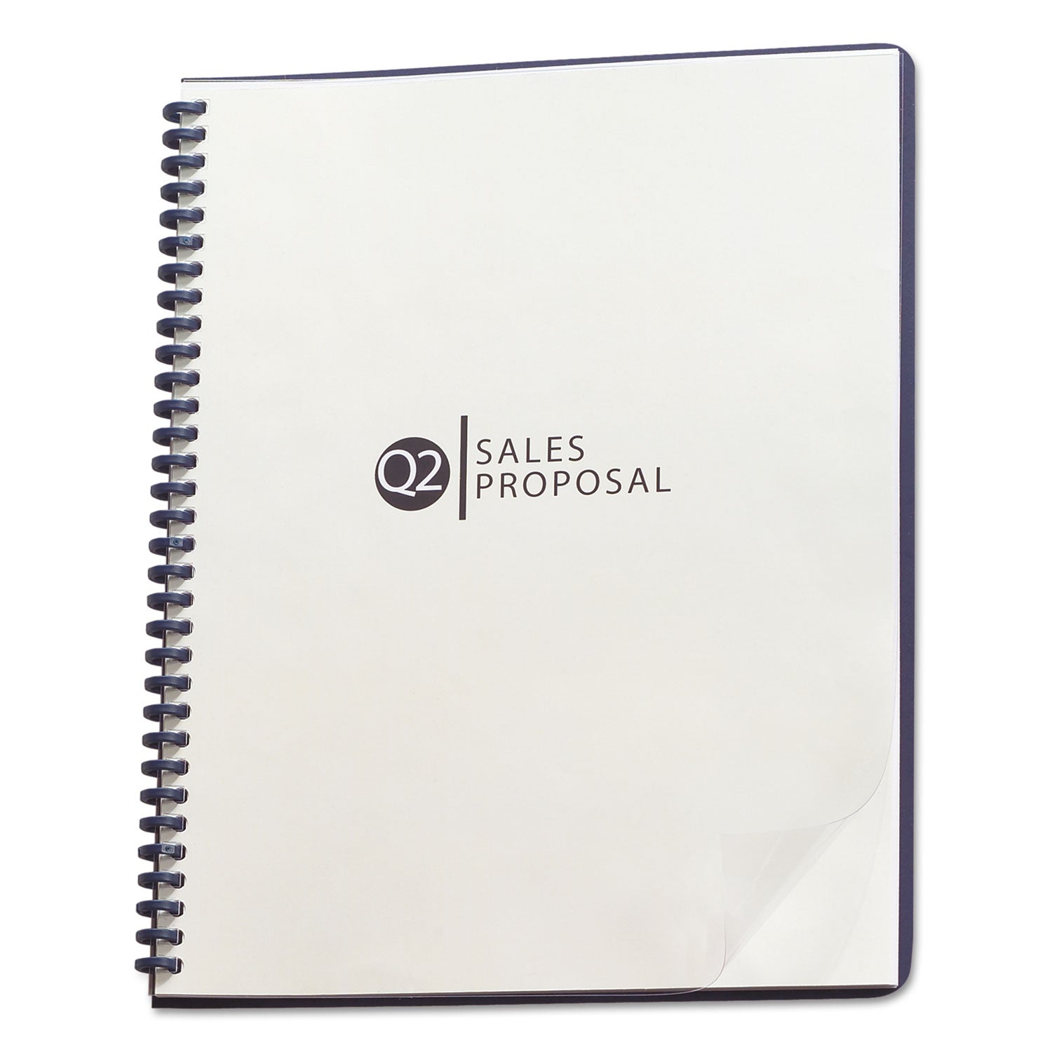 ProClick Pre-Punched Cover, Clear, 11.75 x 8.5, Punched, 25/Pack