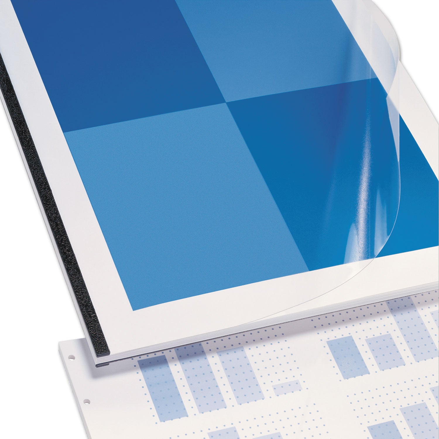 VeloBind Presentation Covers, Clear, 11 x 8.5, Punched & Scored, 25/Pack