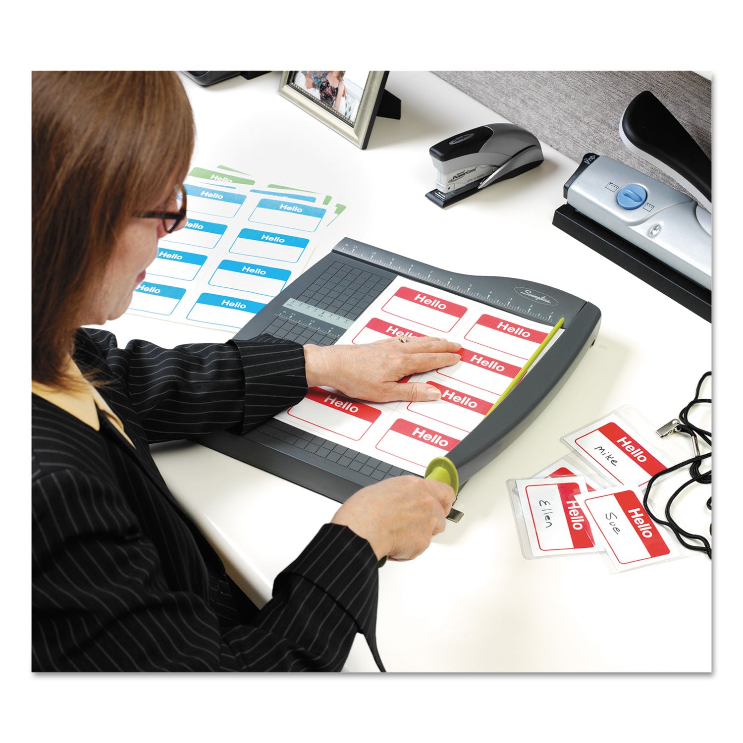 Swingline® ClassicCut Lite Paper Trimmer, 10 Sheets, 12" Cut Length,  Durable Plastic Base, 13 x 19.5