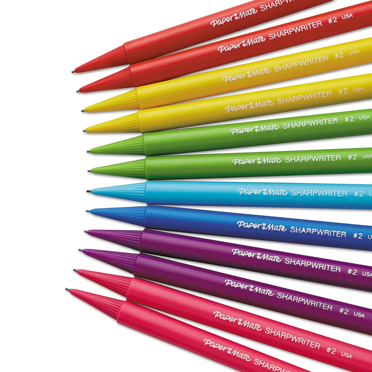 Sharpwriter Mechanical Pencil, 0.7 mm, HB (#2.5), Black Lead, Assorted Barrel Colors, Dozen Paper Mate® Flipcost