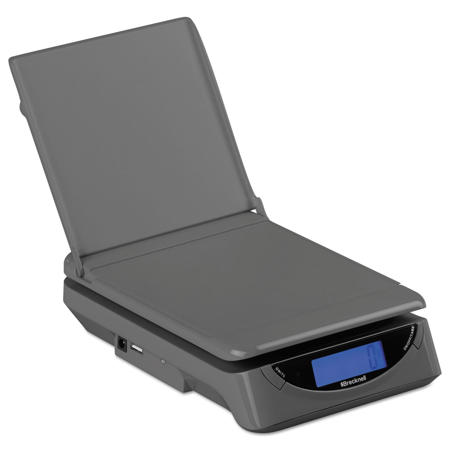 Brecknell 25lb Electronic Postal Shipping Scale, 8 X 6 Platform, Gray