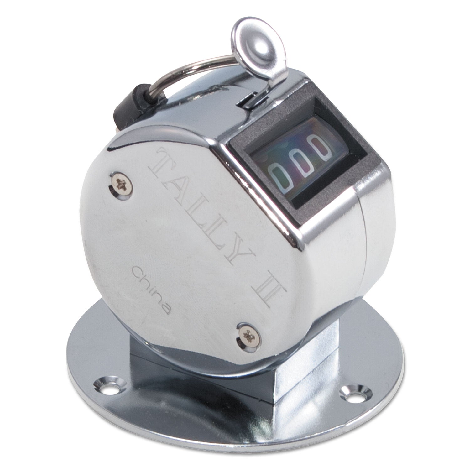 Bates® Tally Ii Desk Model Tally Counter, Registers 0-9999, Chrome