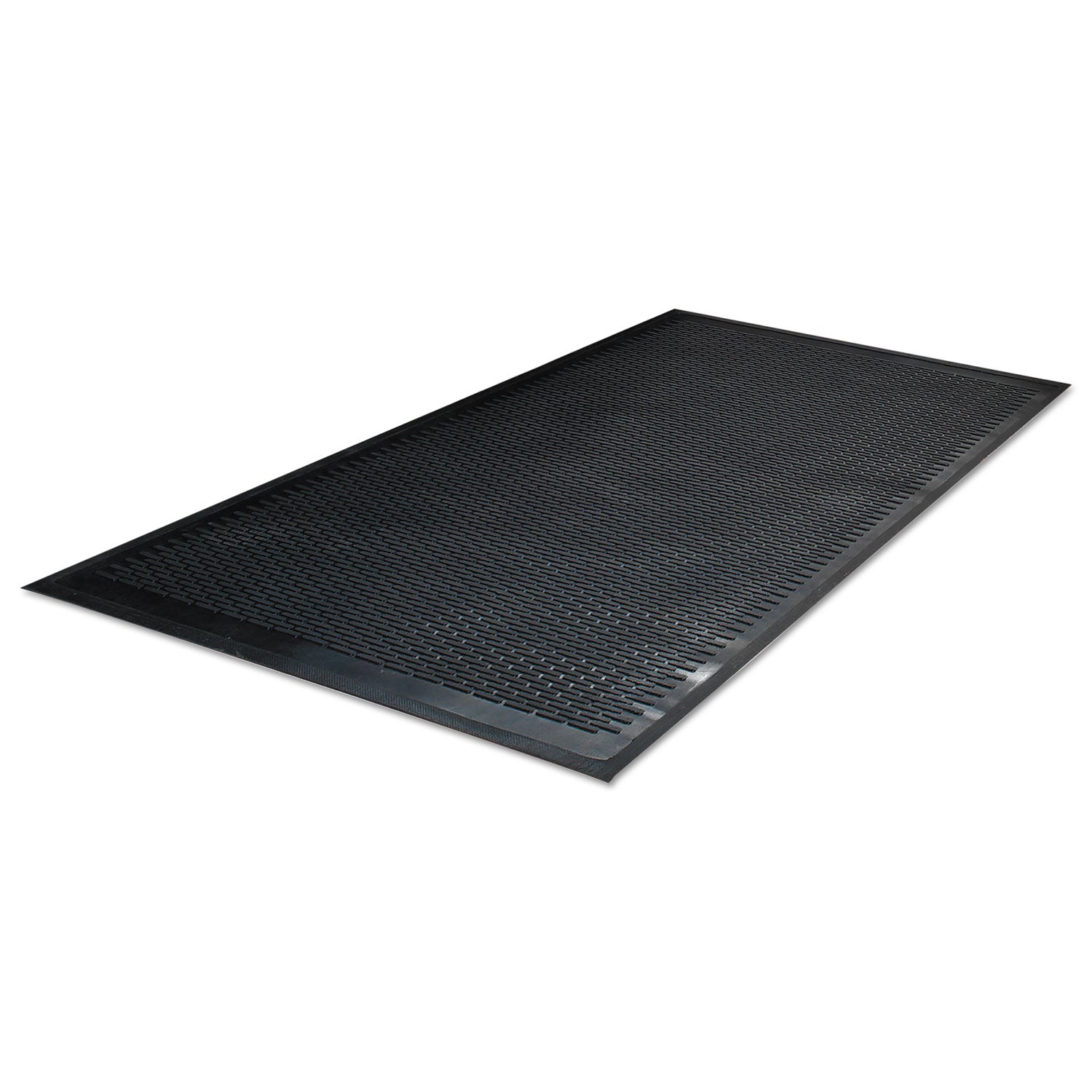 Guardian Clean Step Outdoor Rubber Scraper Mat, Polypropylene, 36 X 60, Black