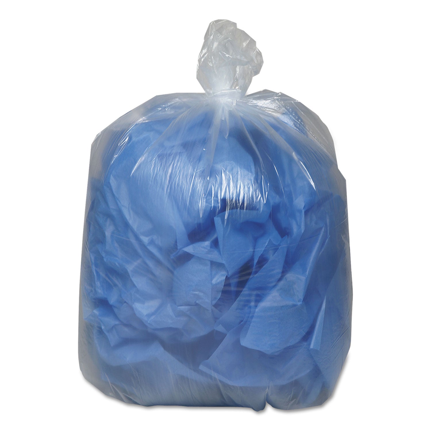 Classic Clear Linear Low-Density Can Liners, 30 gal, 0.71 mil, 30" x 36", Clear, 25 Bags/Roll, 10 Rolls/Carton