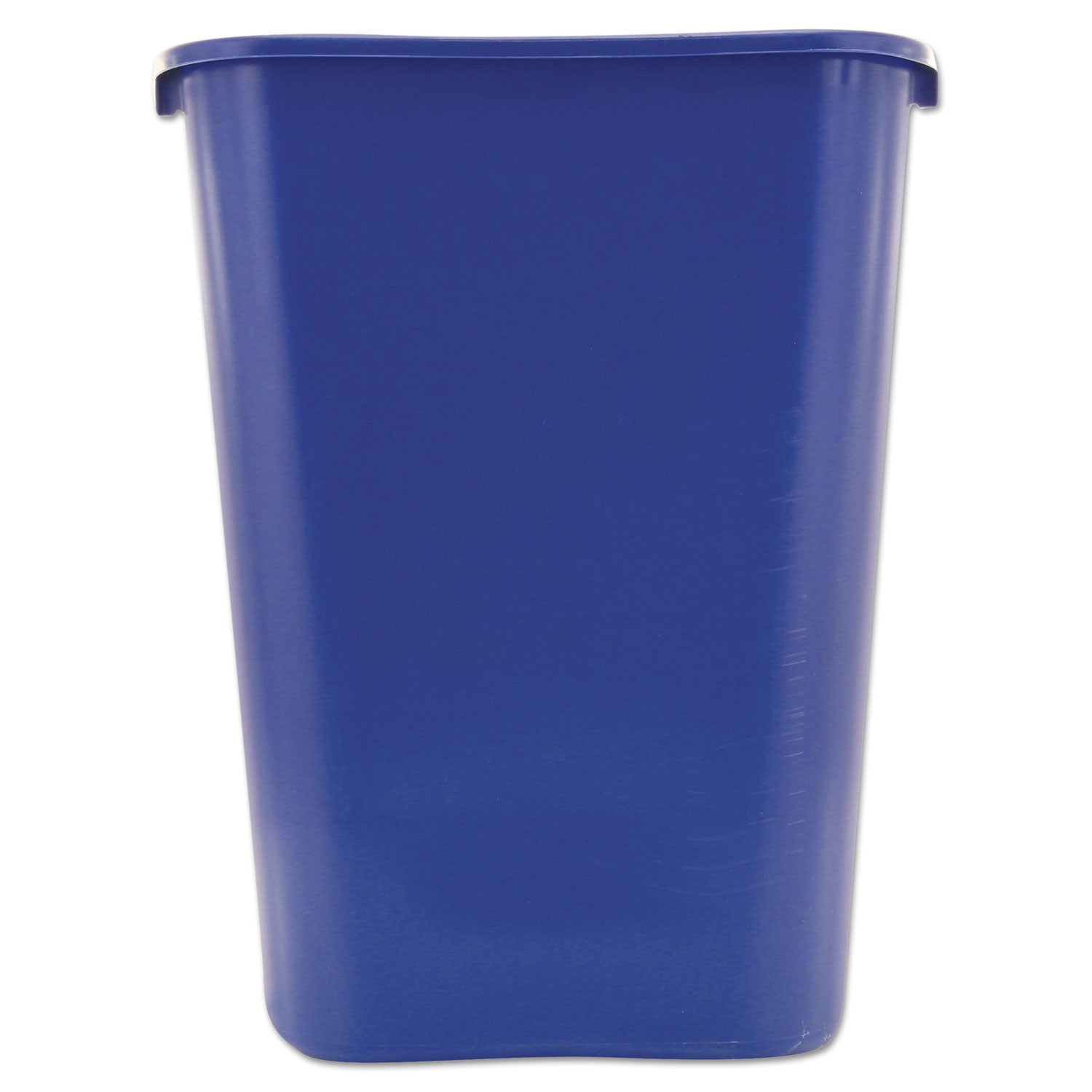 Rubbermaid® Commercial Deskside Recycling Container with Symbol, Large, 41.25 qt, Plastic, Blue
