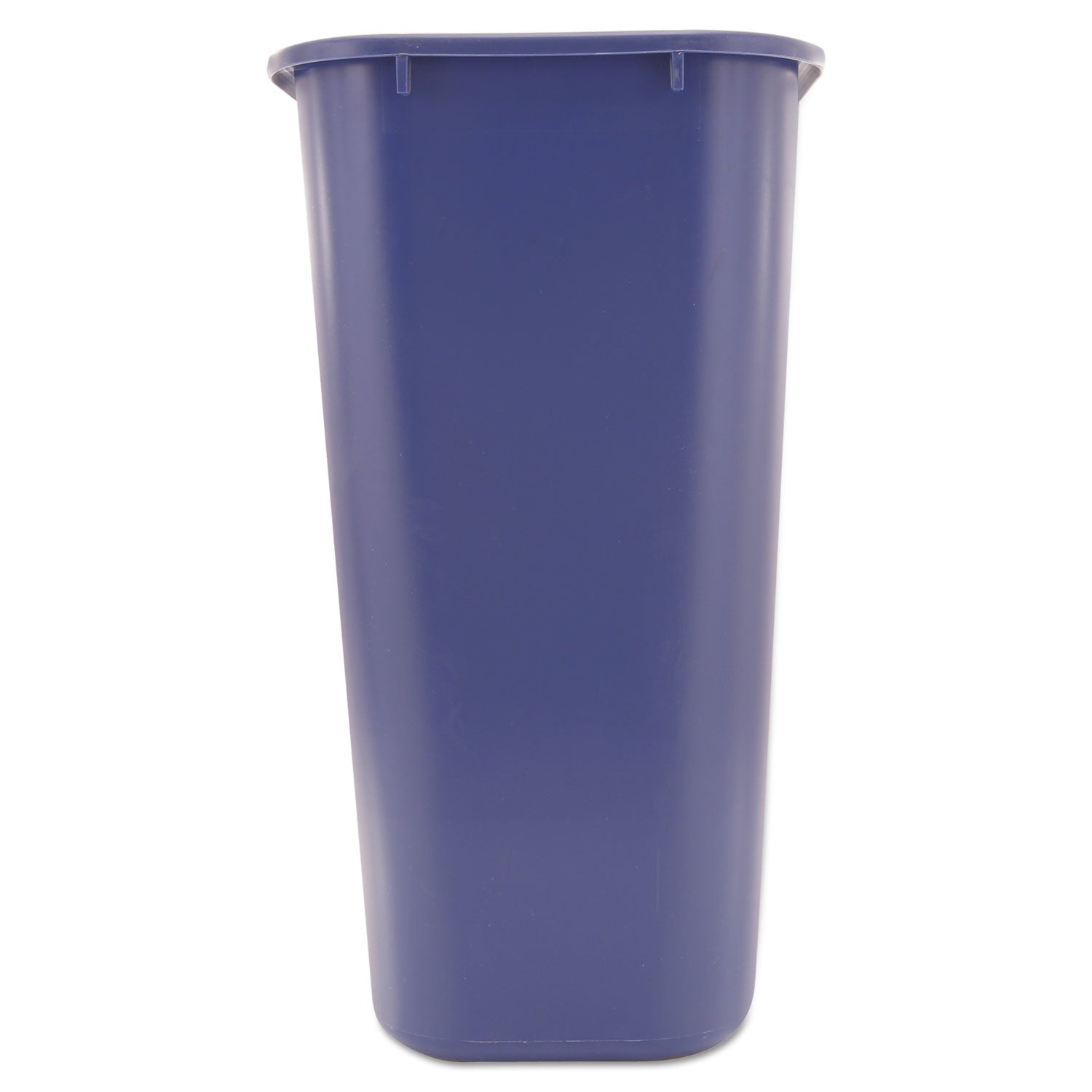 Rubbermaid® Commercial Deskside Recycling Container with Symbol, Large, 41.25 qt, Plastic, Blue