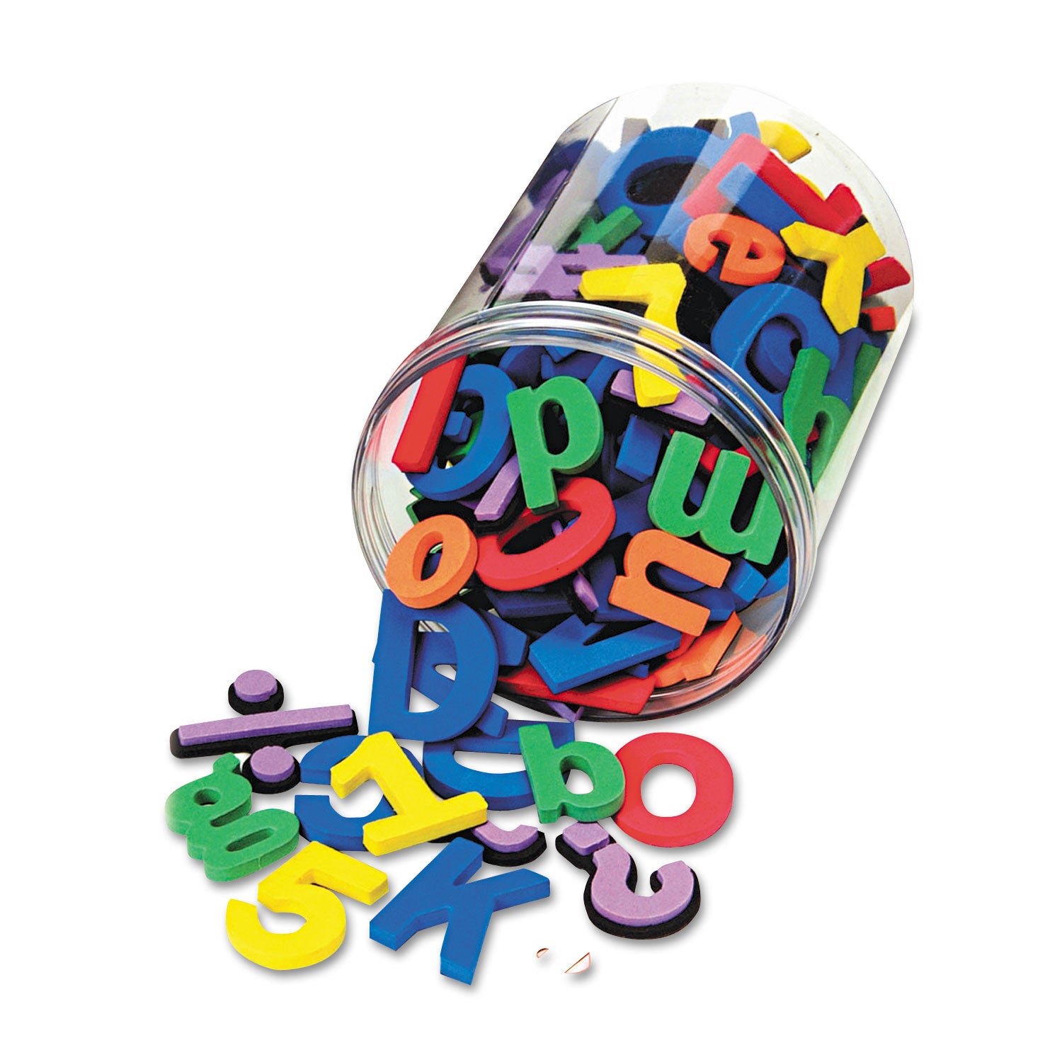 Magnetic Alphabet Letters, Foam, 1.5"; 1", Assorted Colors, 105/Pack