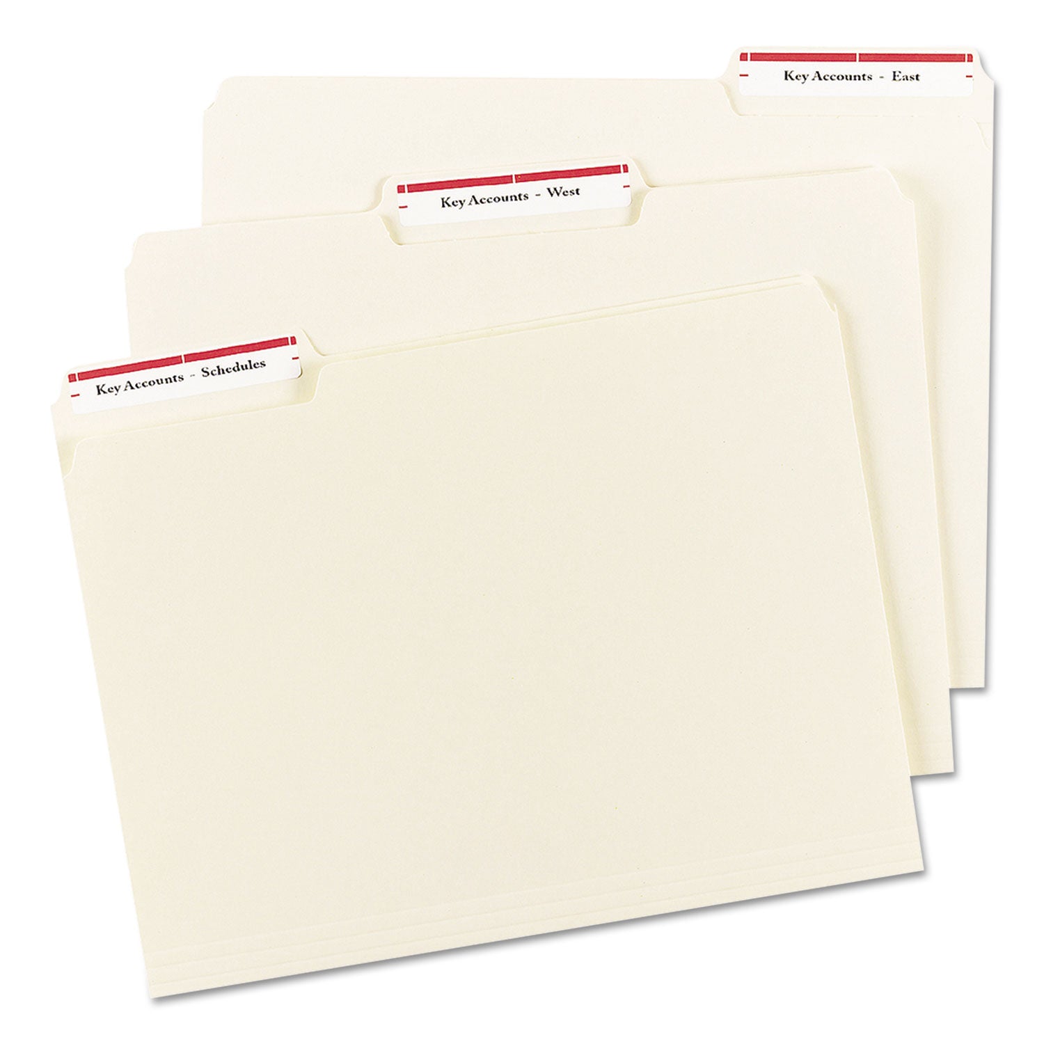 Avery® Permanent Trueblock File Folder Labels With Sure Feed Technology, 0.66 X 3.44, White, 30/sheet, 50 Sheets/box