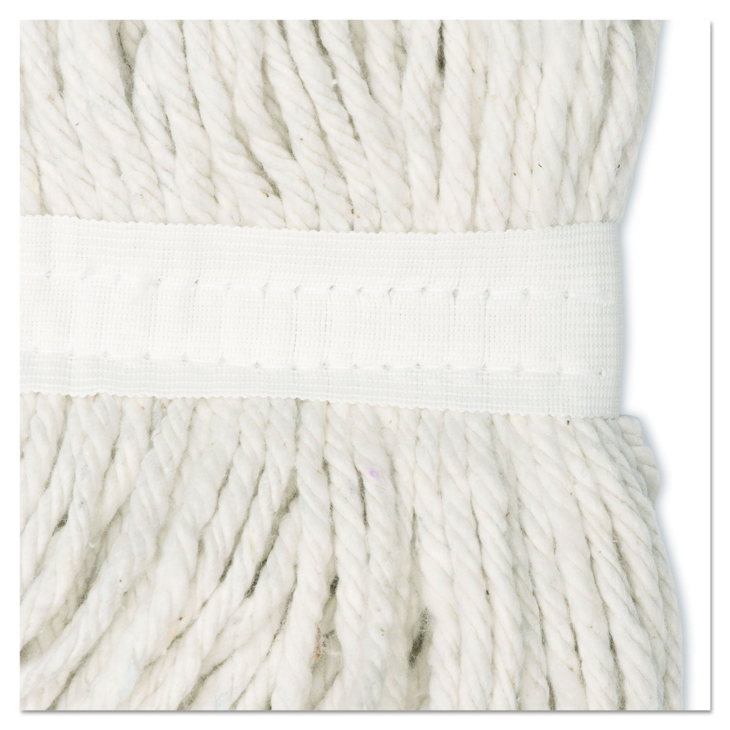 Boardwalk® Cut-End Wet Mop Head, Rayon, No. 20, White, 12/carton